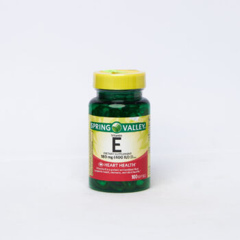 SPRING VALLEY VITAMIN E SOFTGELS 180MG 400IU  100's