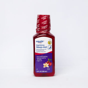 EQUATE NIGHTTIME SLEEP AID CHERRY VANILLA 355ML
